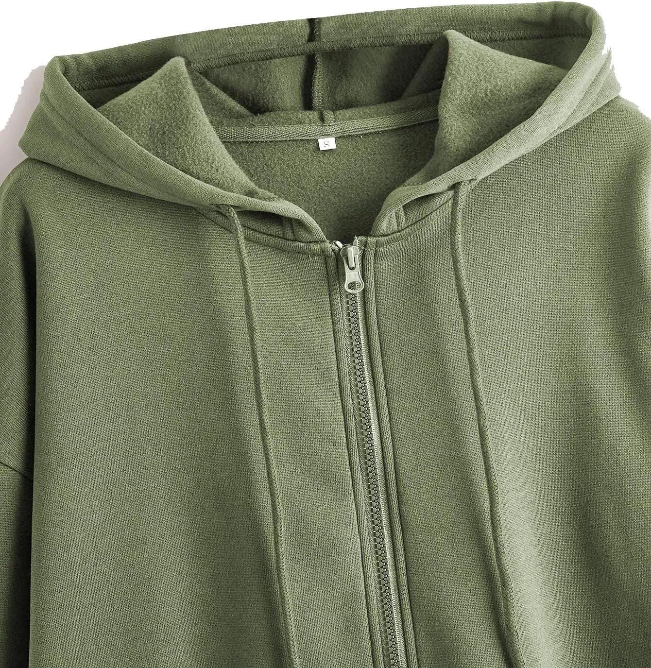 SHENHE Women's Zip Up Hoodies Long Sleeve Pocket Drawstring Sweatshirts Fall Casual Outfits Jackets
