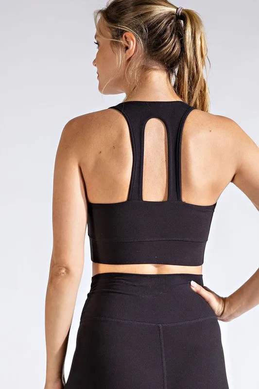 Sleek Racerback Sports Bra