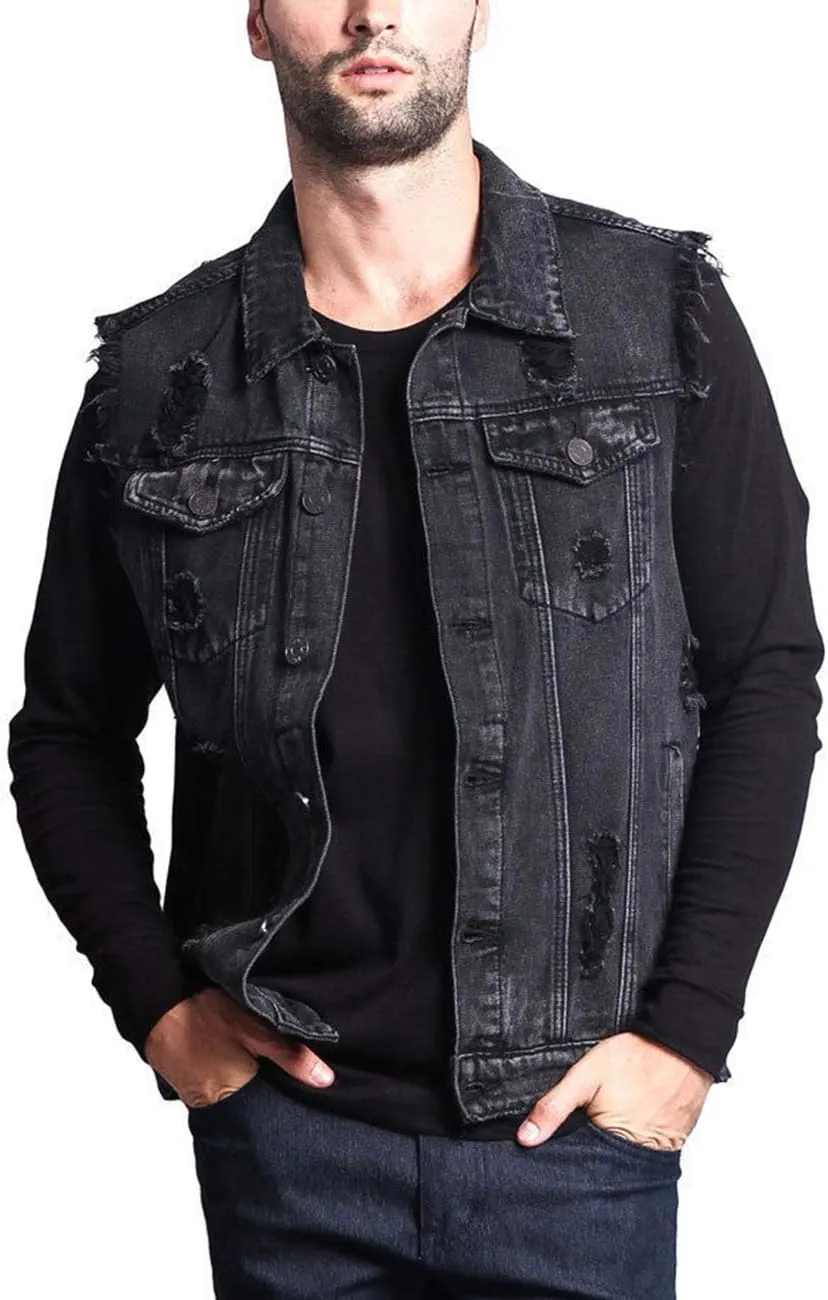 SOMTHRON Men's and Women's Cozy Regular Fit Utility Pocket Overshirt Long Sleeve Slim Fit Button Up Denim Field Shirt Jacket