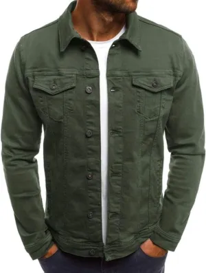 SOMTHRON Men's and Women's Cozy Regular Fit Utility Pocket Overshirt Long Sleeve Slim Fit Button Up Denim Field Shirt Jacket