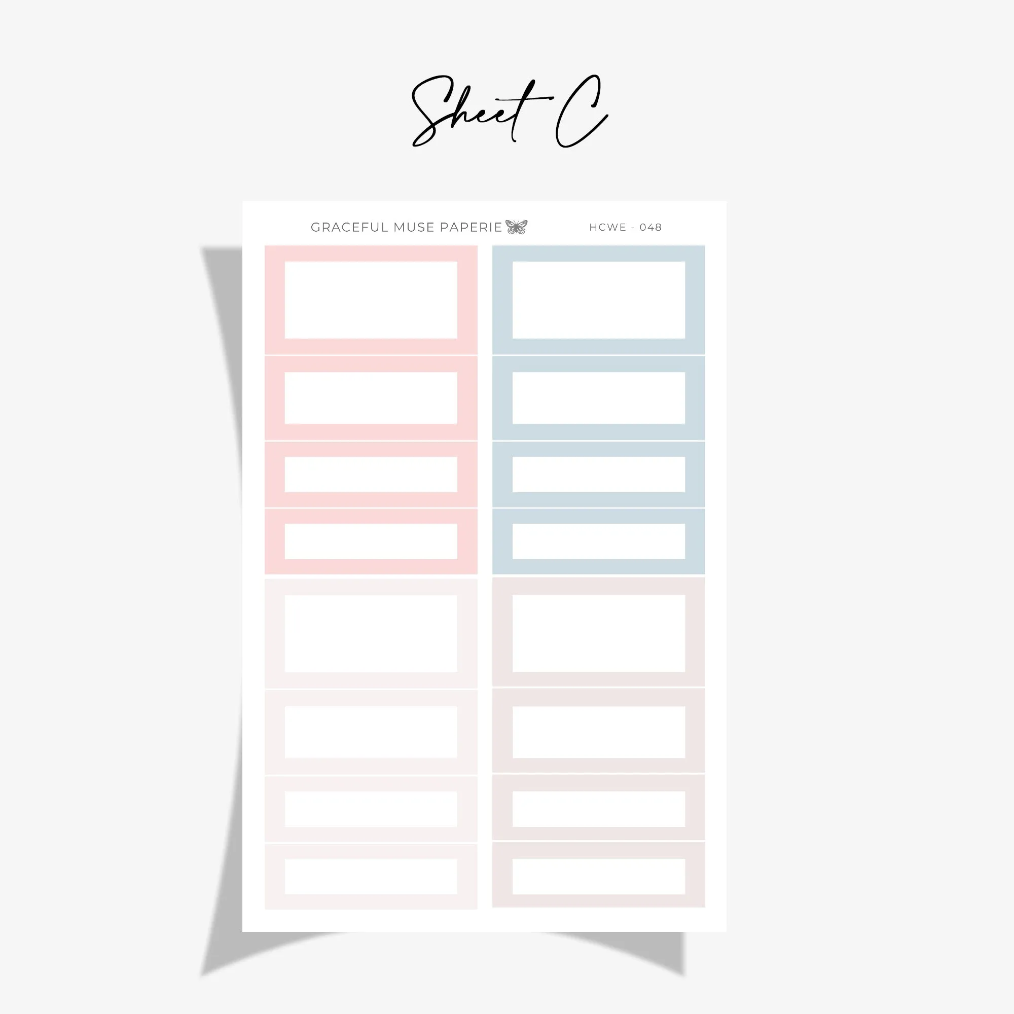 Star Spangled | Hobonichi Cousin Weekly Sticker Kit