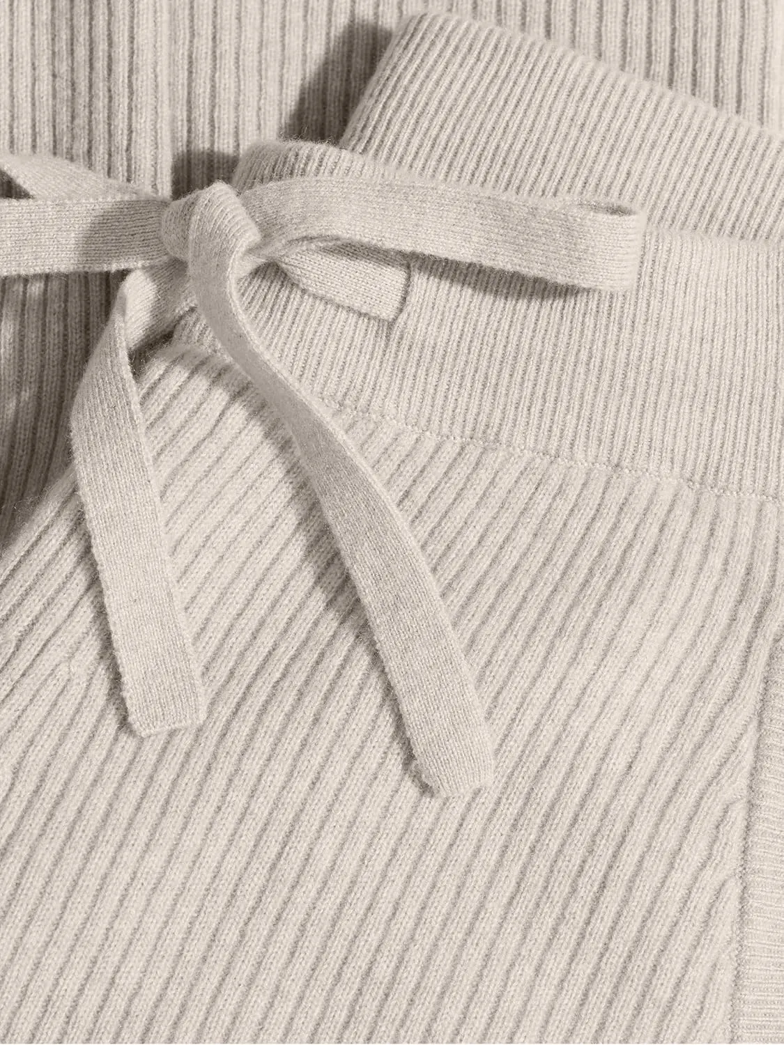 State Cashmere Womens Loungewear Set 100% Pure Cashmere Ribbed Sweater and Jogger Pants (Tops and Bottoms Sold Separately)