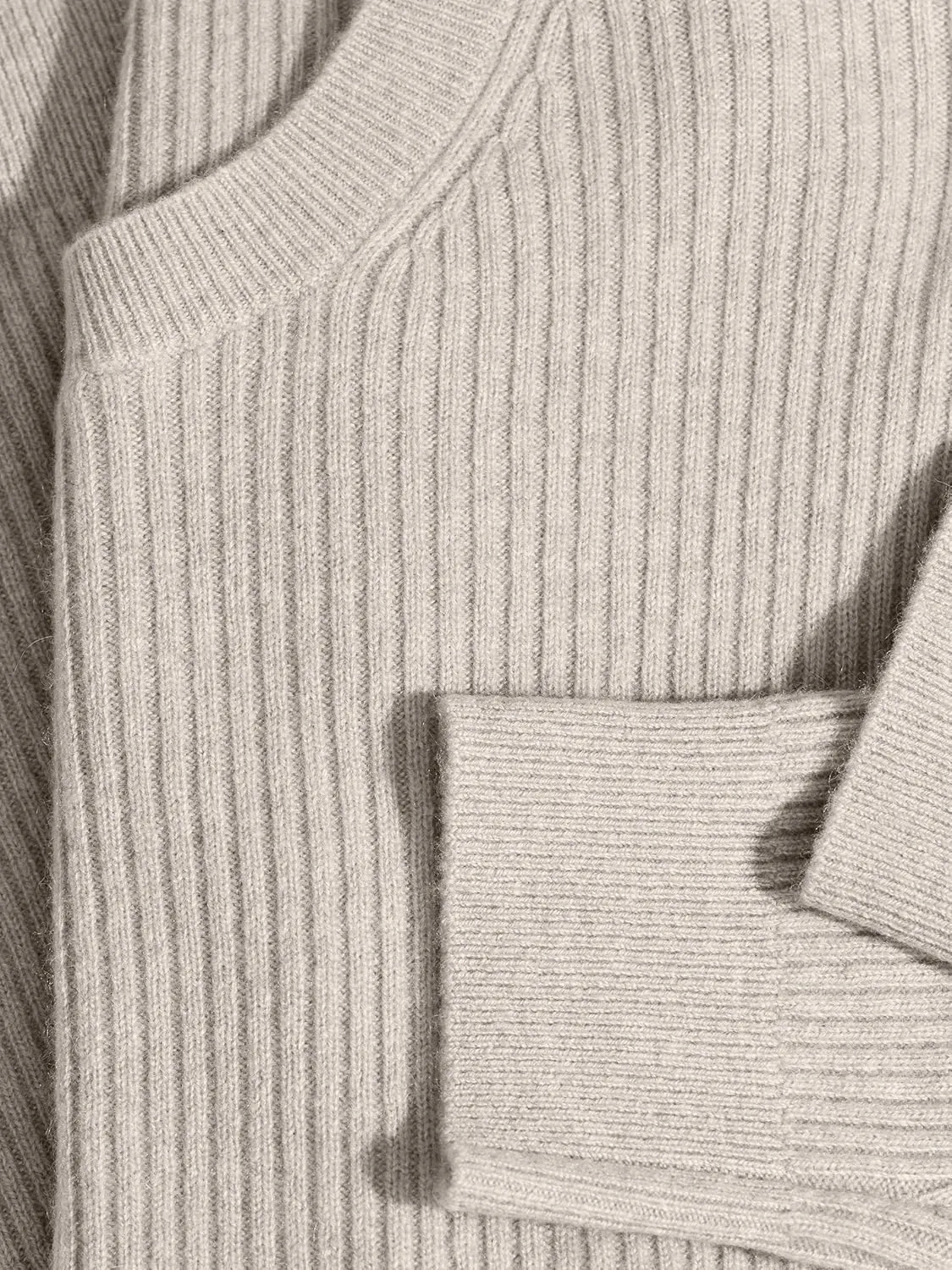 State Cashmere Womens Loungewear Set 100% Pure Cashmere Ribbed Sweater and Jogger Pants (Tops and Bottoms Sold Separately)