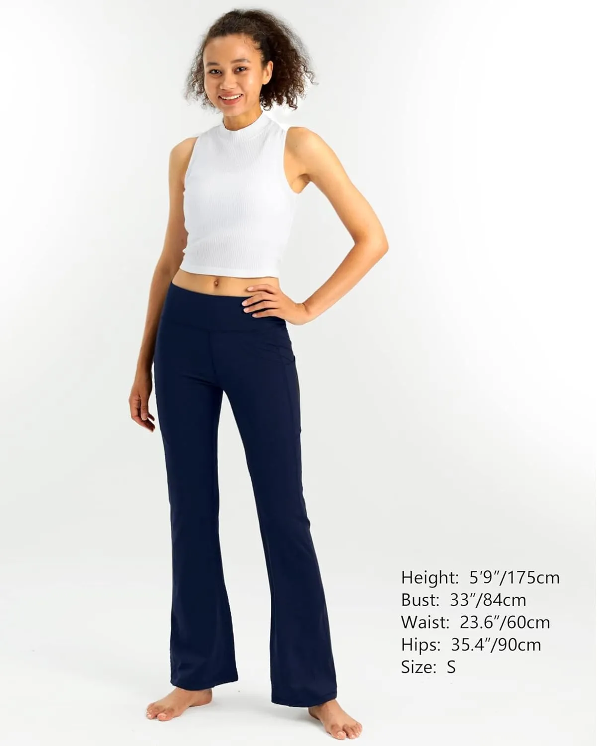 Stelle Women High Waisted Leggings with Pockets 30" Tummy Control Workout Running Yoga Pants