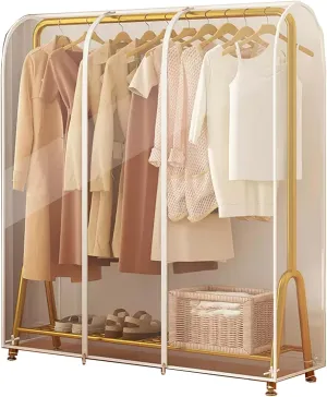 Storage Bags for Clothes,Clear Garment Bags for Hanging Clothes with Durables Zip Waterproof and DustproofNo Installation Required, Washable for Suit, Shirts, Coats, Jackets, Dress, and Sweater