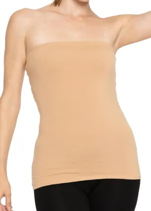 STRETCH IS COMFORT Women's & Plus Mid and Long Length Tube Top | X Small - 5X