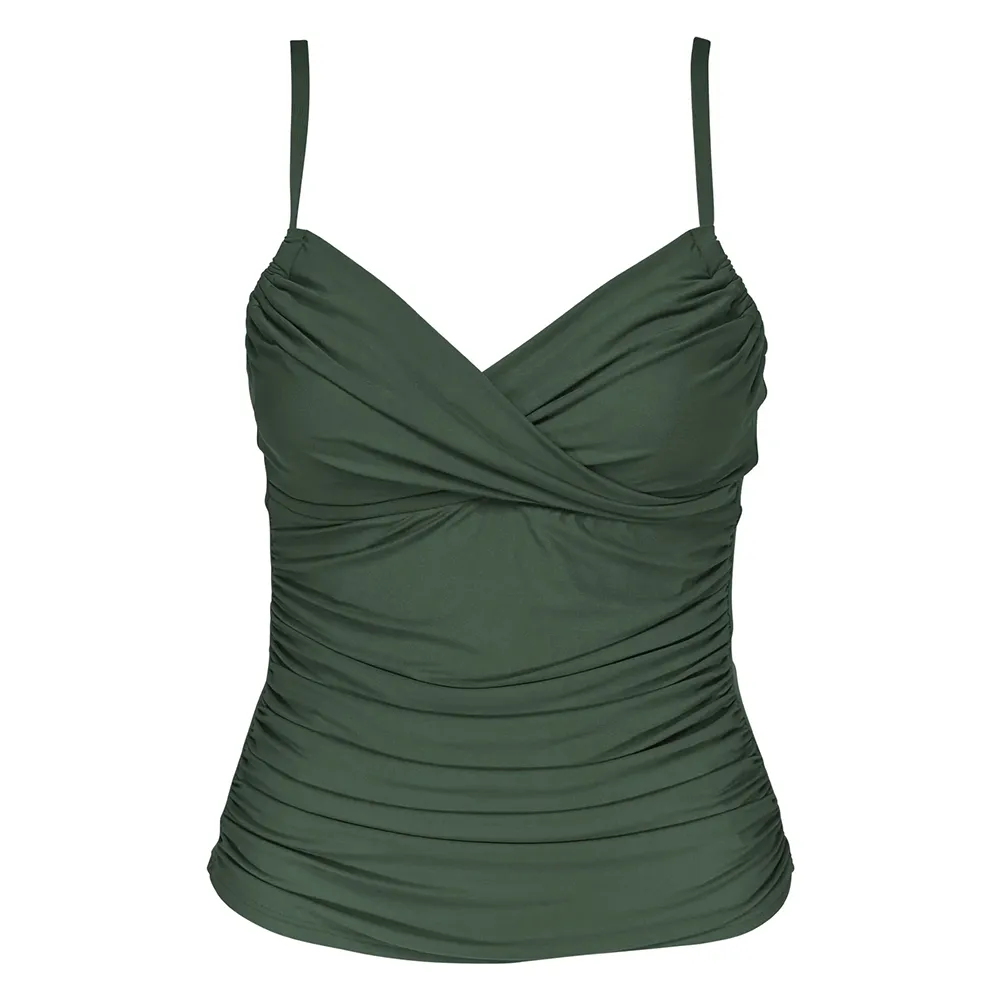 Sunsets Island Green Simone Tankini Top