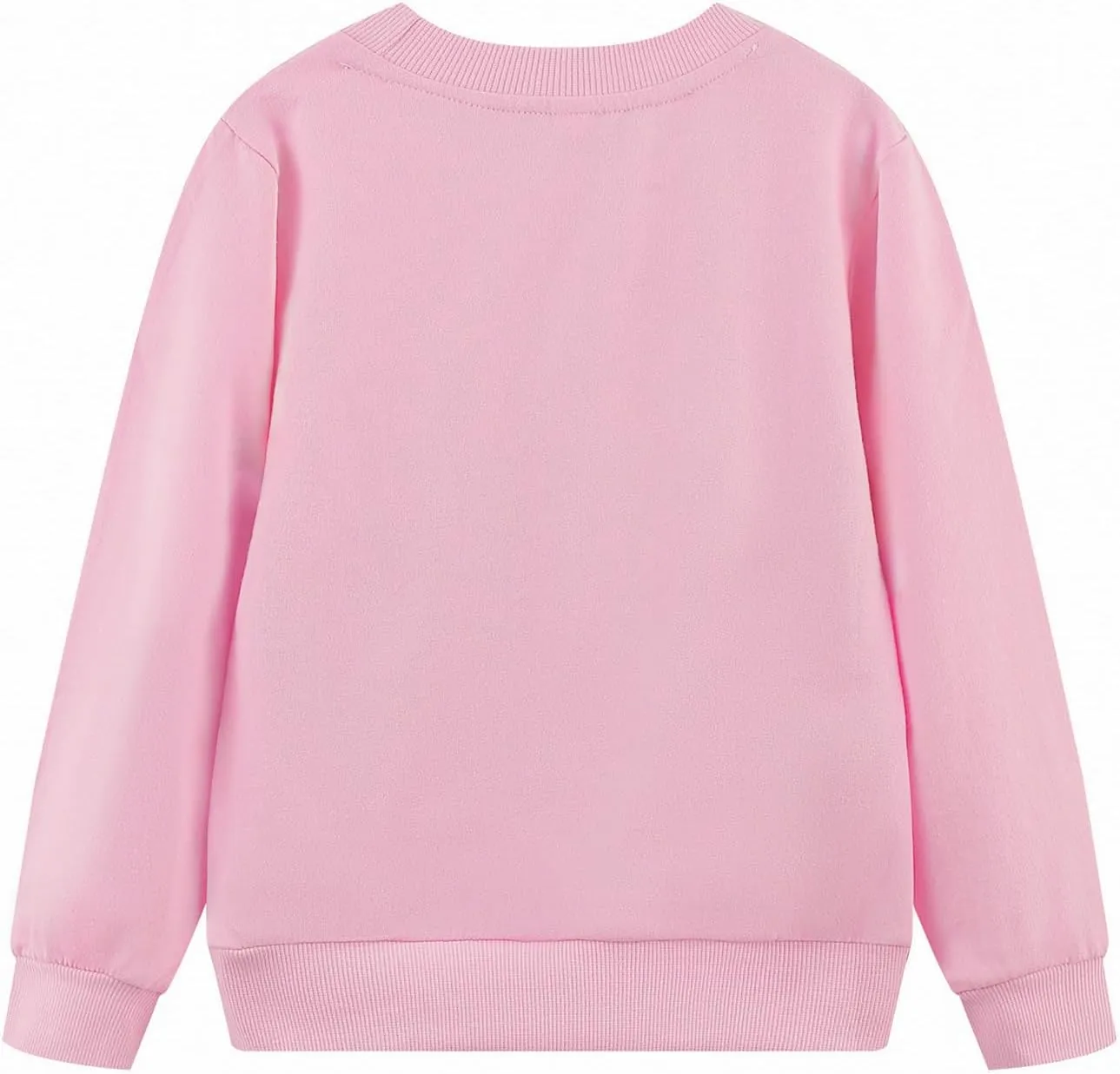 Toddler Baby Girls Sweatshirts Kids Winter Clothes Casual Long Sleeve Shirts Crewneck Pullover Sweater Tops 2T-7T