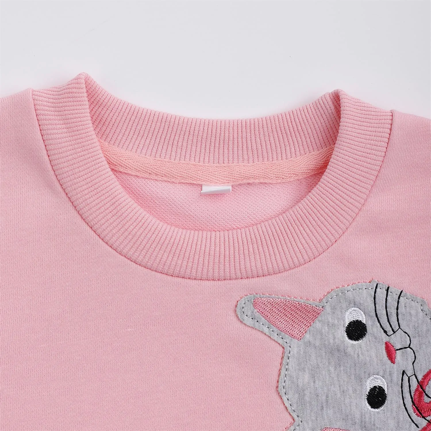 Toddler Baby Girls Sweatshirts Kids Winter Clothes Casual Long Sleeve Shirts Crewneck Pullover Sweater Tops 2T-7T