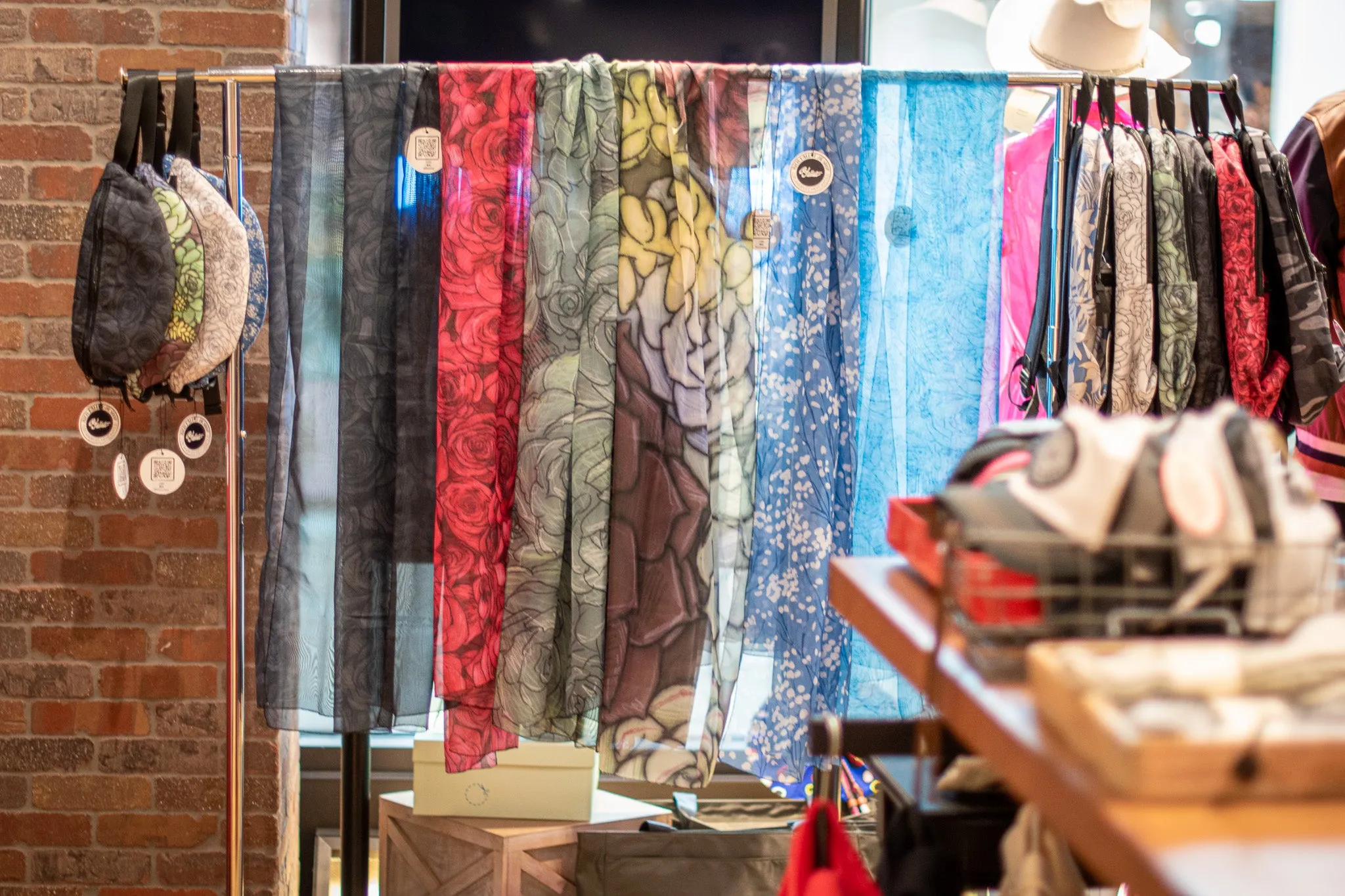 Turquoise Rose Voile Sarong