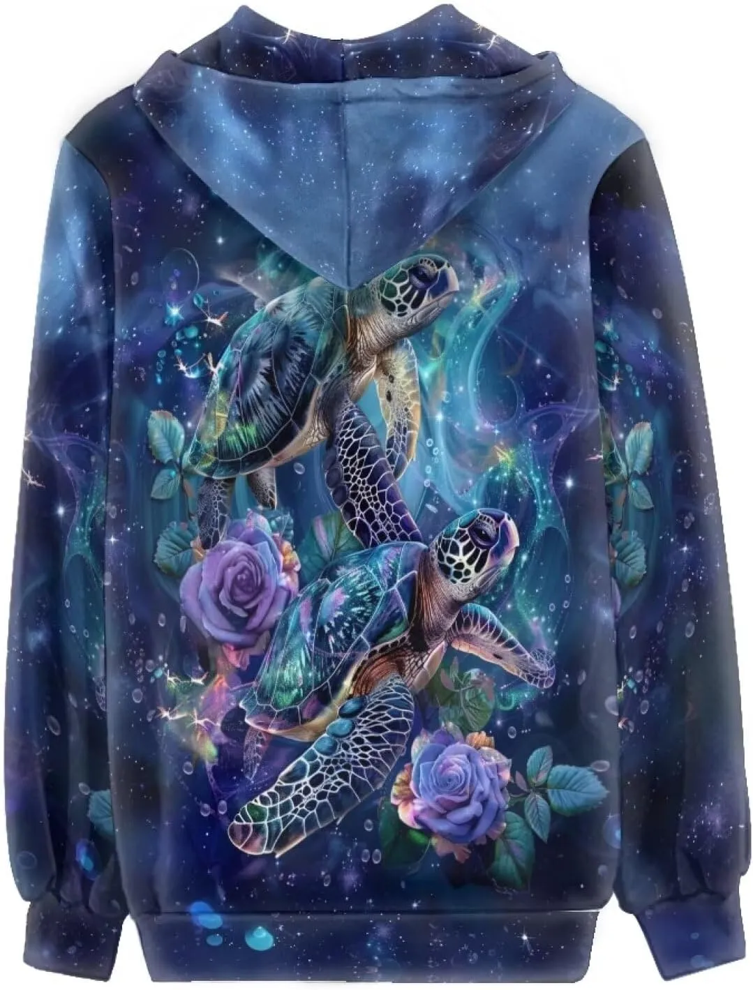 Uourmeti Zip Up Hoodie Graphic Y2k Hooded Sweatshirt Jacket for Women XS-5XL