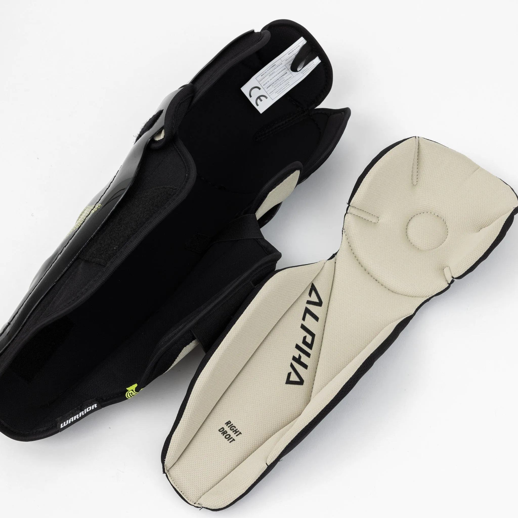 Warrior Alpha Lite Junior Hockey Shin Guards