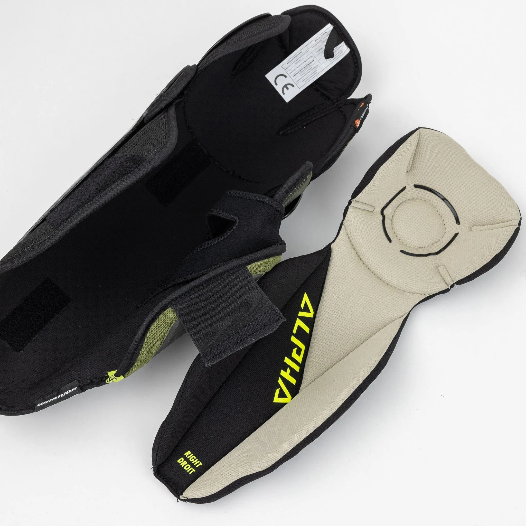 Warrior Alpha Pro Junior Hockey Shin Guards