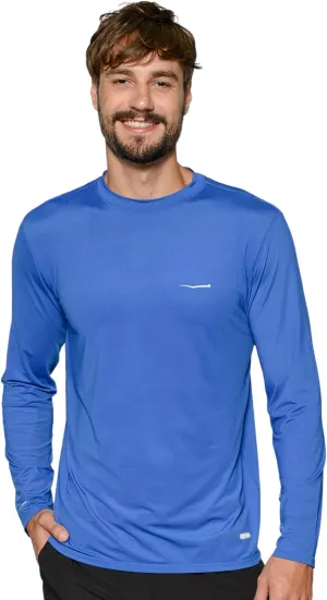 Wave Runner Swim Shirts for Men Uv Sun Protective Rash Guard Workout Shirts Quick Dry Outdoor Shirt for Fishing, Running