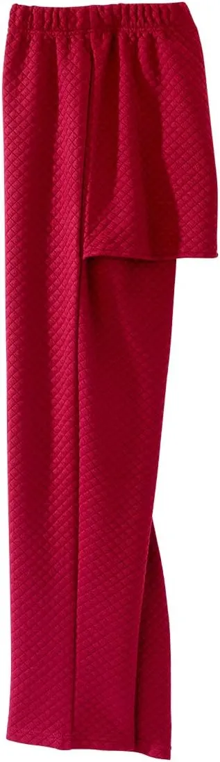 Womens Assisted Dressing Adaptive Open-Back Tracksuit Pants
