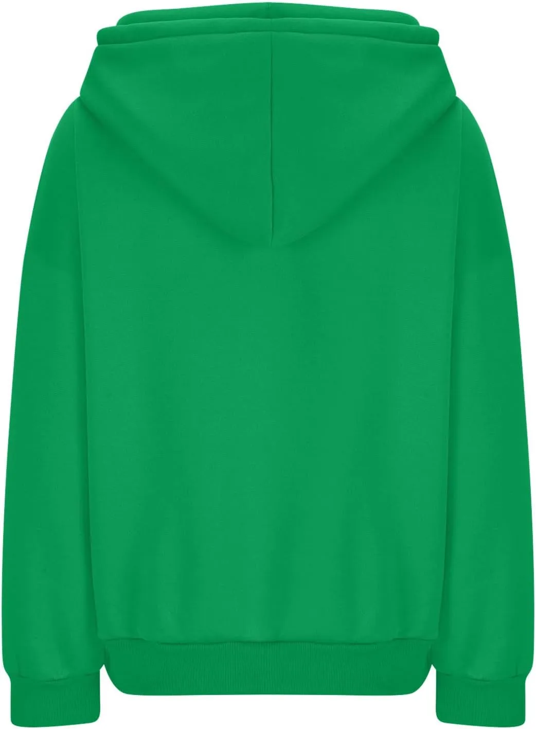 Women's Casual Hoodies Long Sleeve Solid Color Lightweight Pullover Fashion Loose Sweatshirts with Pocket
