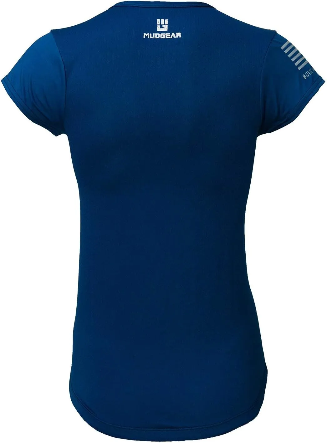 Women's Fitted Performance Race Shirt Short Sleeve for Active Sport, Yoga, Running, Fitness, Workout, Gym