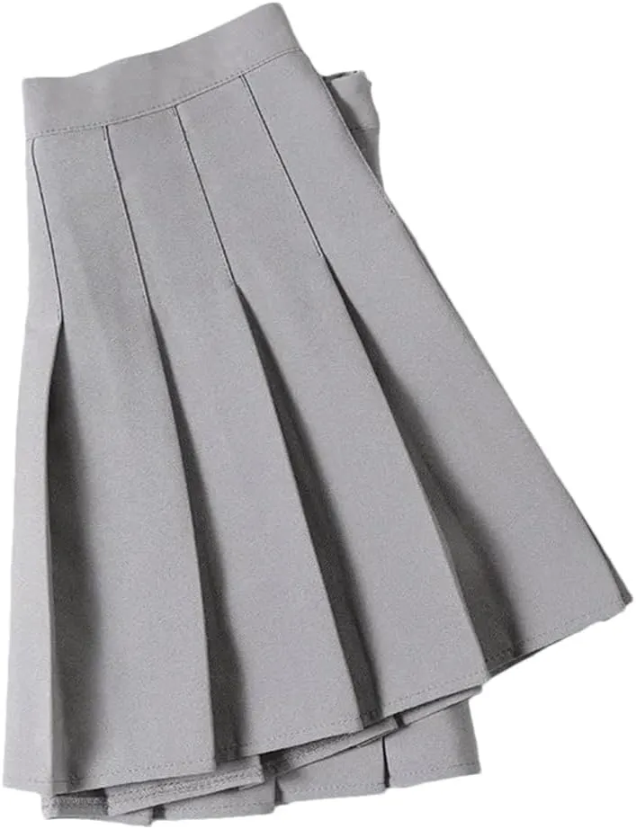 Women's Spring Summer A Line High Waist Mini Pleated Skirt Pleated Tennis Skirt