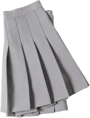 Women's Spring Summer A Line High Waist Mini Pleated Skirt Pleated Tennis Skirt