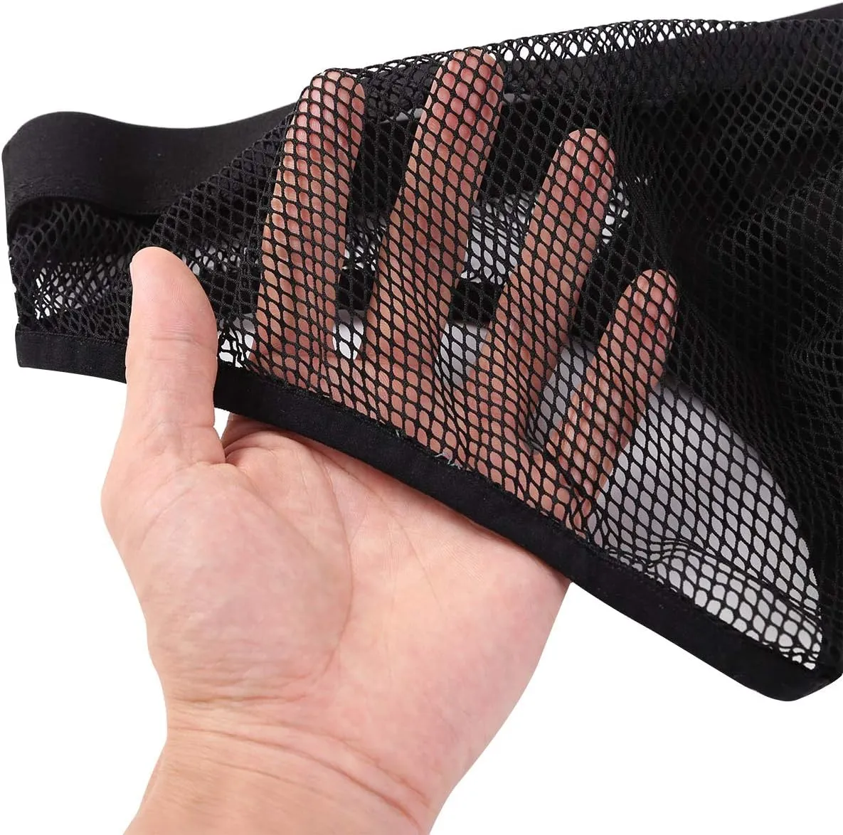 YiZYiF Men's Openwork Mesh Fishnet Briefs Breathable Underwear Metallic Pouch Lingerie Panty