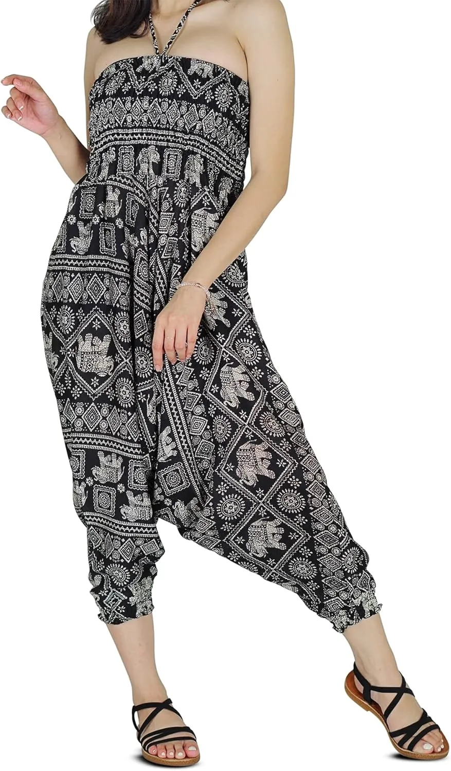 Your Cozy Harem Pants for Women Hippie Clothes Hammer Pants Jumpsuit Casual Loose Beach Sweatpants Baggy Boho Yoga Trousers