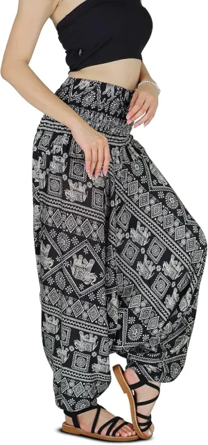 Your Cozy Harem Pants for Women Hippie Clothes Hammer Pants Jumpsuit Casual Loose Beach Sweatpants Baggy Boho Yoga Trousers